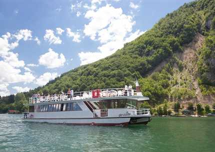 Cruise through the Drina River Gorge from Perućac to Višegrad
