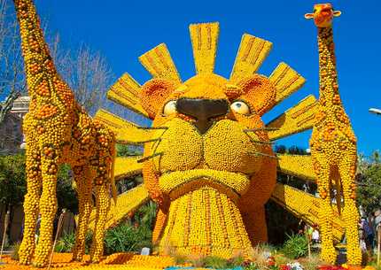 Obale karnevala - Karneval cveća u Nici i Karneval citrusa u Mentonu